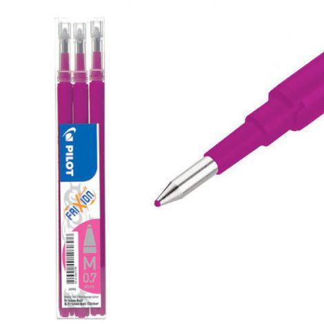 Wkład do Pióra kulkowego Pilot Frixion 0.7mm różowy - 2